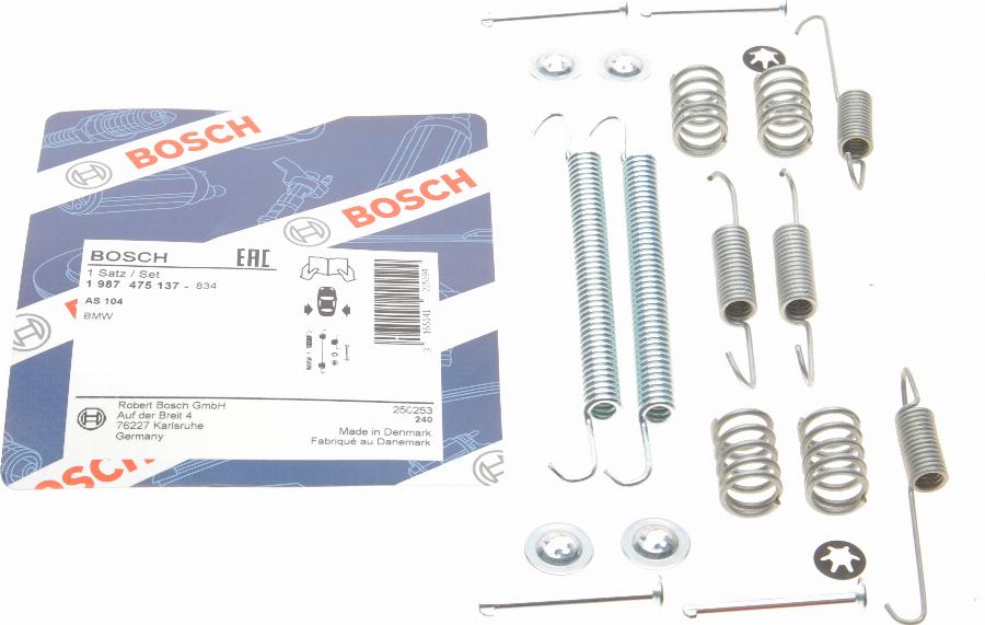 BOSCH 1 987 475 137 - Комплектуючі, барабанний гальмівний механізм autozip.com.ua