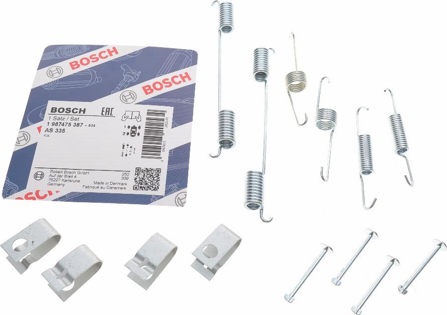 BOSCH 1 987 475 387 - Комплектуючі, барабанний гальмівний механізм autozip.com.ua
