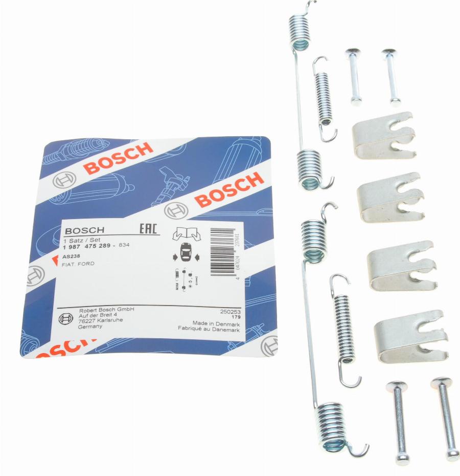 BOSCH 1 987 475 289 - Комплектуючі, барабанний гальмівний механізм autozip.com.ua