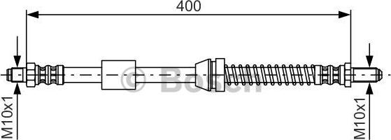 BOSCH 1 987 476 441 - Гальмівний шланг autozip.com.ua