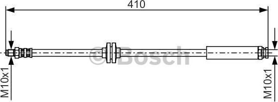 BOSCH 1 987 476 642 - Гальмівний шланг autozip.com.ua