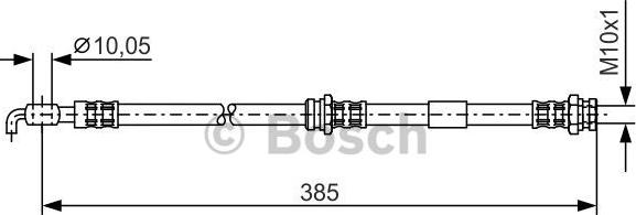 BOSCH 1 987 476 110 - Гальмівний шланг autozip.com.ua