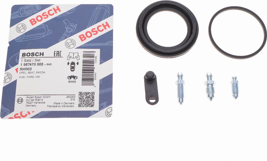 BOSCH 1 987 470 005 - Ремкомплект, гальмівний супорт autozip.com.ua