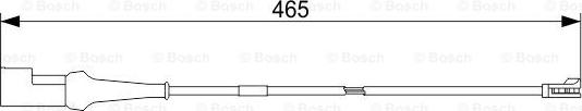 BOSCH 1 987 473 573 - Сигналізатор, знос гальмівних колодок autozip.com.ua