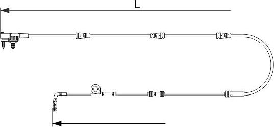 BOSCH 1 987 473 629 - Сигналізатор, знос гальмівних колодок autozip.com.ua