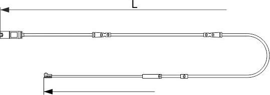 BOSCH 1 987 473 621 - Сигналізатор, знос гальмівних колодок autozip.com.ua