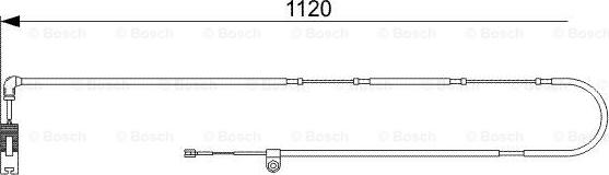 BOSCH 1 987 473 010 - Сигналізатор, знос гальмівних колодок autozip.com.ua