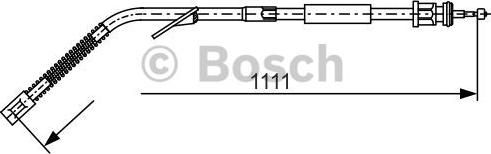 BOSCH 1 987 477 126 - Трос, гальмівна система autozip.com.ua