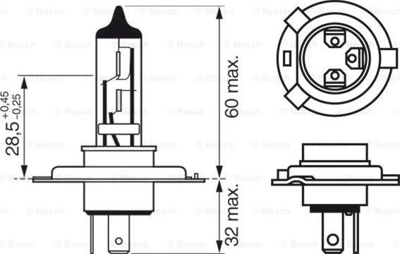 BOSCH 1 987 301 420 - Лампа розжарювання autozip.com.ua