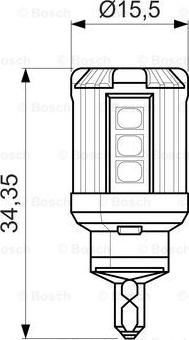 BOSCH 1 987 301 528 - Лампа розжарювання, ліхтар сигналу гальма autozip.com.ua