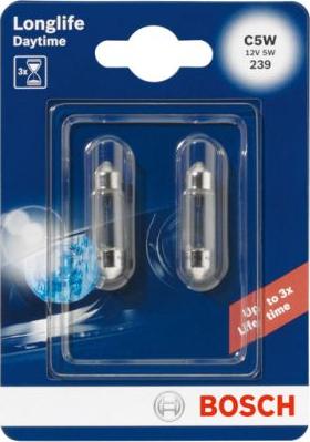 BOSCH 1 987 301 060 - Лампа розжарювання, ліхтар освітлення номерного знака autozip.com.ua