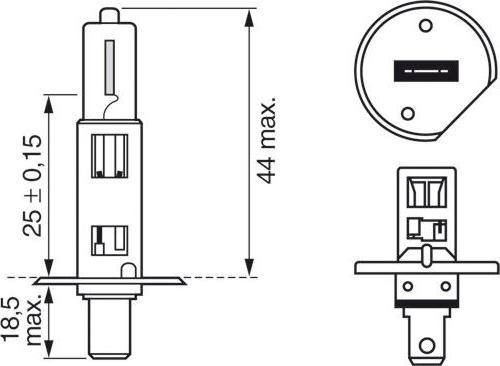 BOSCH 1 987 301 088 - Лампа розжарювання, фара дальнього світла autozip.com.ua