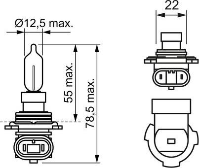 BOSCH 1 987 301 039 - Лампа розжарювання, фара дальнього світла autozip.com.ua