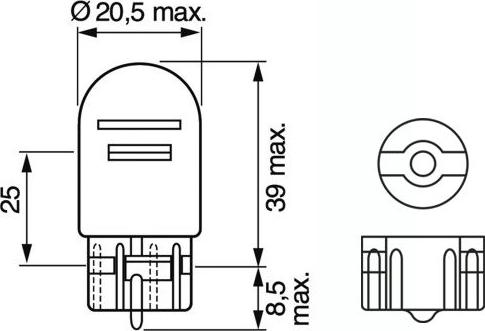 BOSCH 1 987 301 079 - Лампа розжарювання, ліхтар покажчика повороту autozip.com.ua