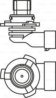 BOSCH 1 987 301 131 - Лампа розжарювання, фара дальнього світла autozip.com.ua