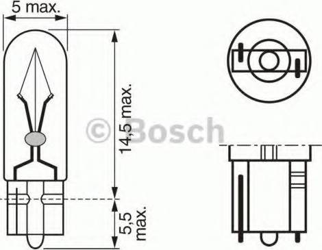 BOSCH 1 987 302 513 - Лампа розжарювання, освітлення щитка приладів autozip.com.ua