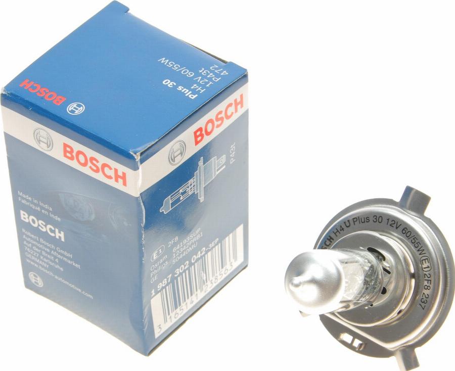 BOSCH 1 987 302 042 - Лампа розжарювання autozip.com.ua