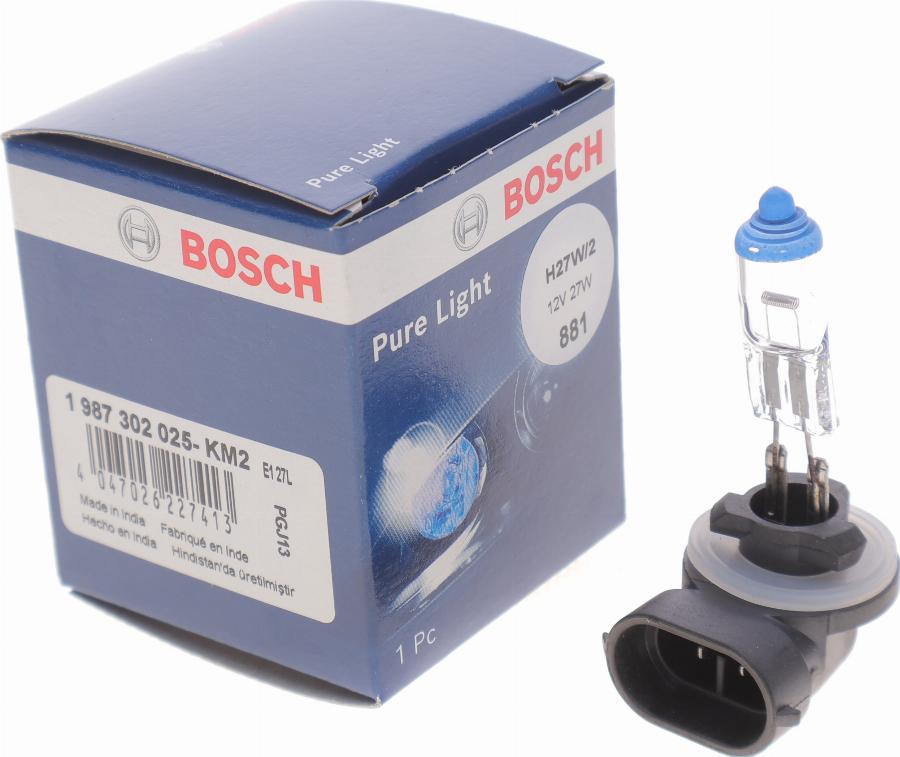 BOSCH 1 987 302 025 - Лампа розжарювання, протитуманні фари autozip.com.ua