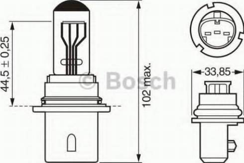 BOSCH 1 987 302 151 - Лампа розжарювання, освітлення щитка приладів autozip.com.ua