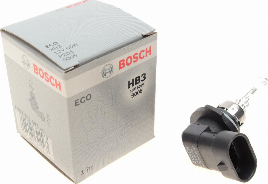 BOSCH 1 987 302 807 - Лампа розжарювання, фара дальнього світла autozip.com.ua