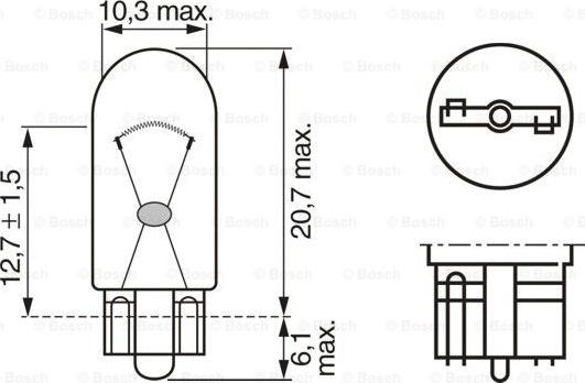 BOSCH 1 987 302 241 - Лампа розжарювання, ліхтар покажчика повороту autozip.com.ua