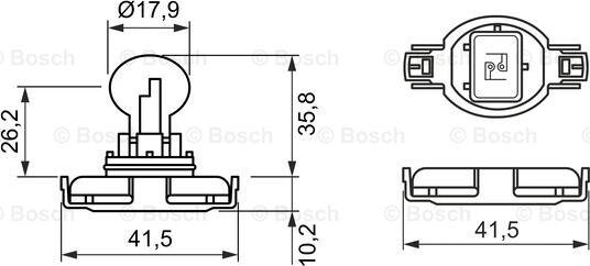 BOSCH 1 987 302 271 - Лампа розжарювання, протитуманні фари autozip.com.ua