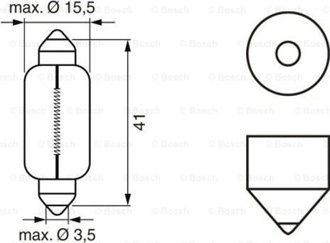 BOSCH 1 987 302 229 - Лампа розжарювання autozip.com.ua