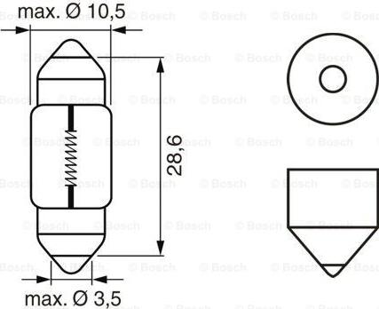 BOSCH 1 987 302 227 - Лампа розжарювання autozip.com.ua