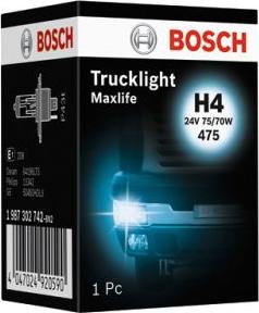 BOSCH 1 987 302 742 - Лампа розжарювання, фара дальнього світла autozip.com.ua