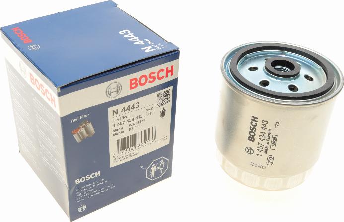 BOSCH 1 457 434 443 - Паливний фільтр autozip.com.ua