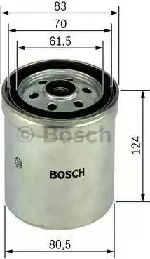 BOSCH 1 457 434 050 - Паливний фільтр autozip.com.ua