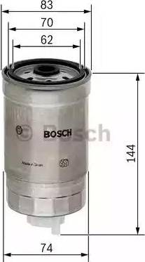 BOSCH 1 457 434 192 - Паливний фільтр autozip.com.ua