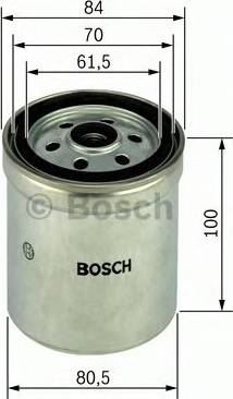 BOSCH 1 457 434 157 - Паливний фільтр autozip.com.ua