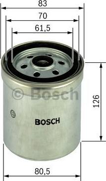 BOSCH 1 457 434 295 - Паливний фільтр autozip.com.ua