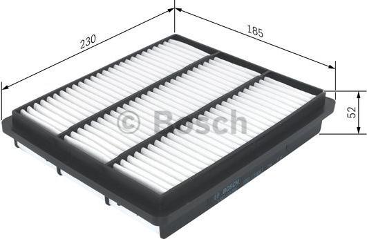 BOSCH 1 457 433 968 - Повітряний фільтр autozip.com.ua
