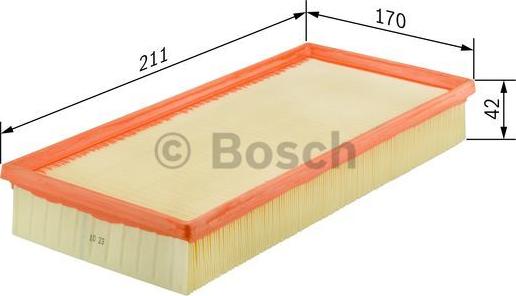 BOSCH 1 457 433 526 - Повітряний фільтр autozip.com.ua