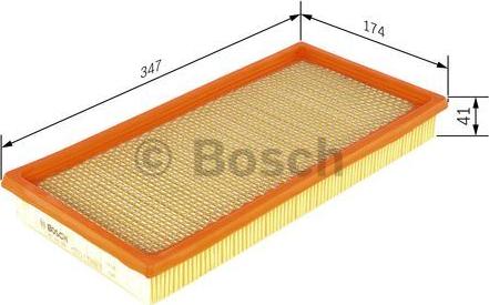 BOSCH 1 457 433 298 - Повітряний фільтр autozip.com.ua