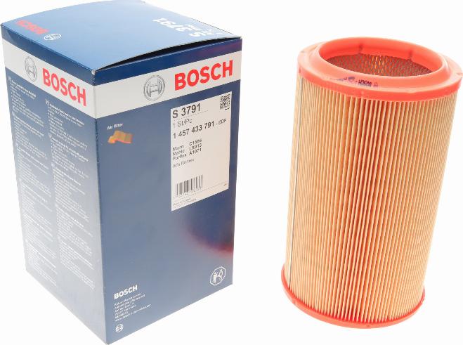 BOSCH 1 457 433 791 - Повітряний фільтр autozip.com.ua