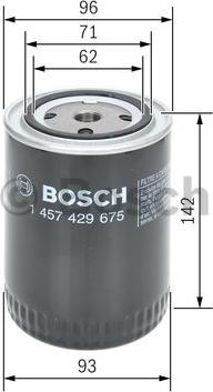 BOSCH 1 457 429 675 - Паливний фільтр autozip.com.ua