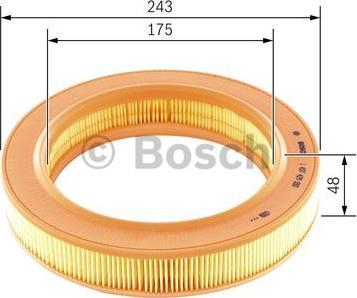 BOSCH 1 457 429 050 - Повітряний фільтр autozip.com.ua