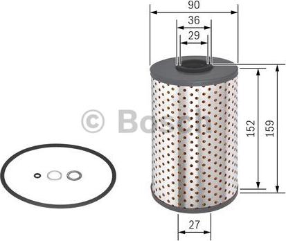 BOSCH 1 457 429 123 - Масляний фільтр autozip.com.ua