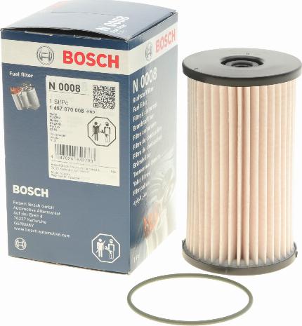 BOSCH 1 457 070 008 - Паливний фільтр autozip.com.ua