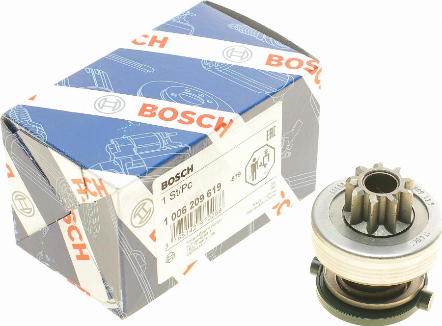 BOSCH 1 006 209 619 - Провідна шестерня, стартер autozip.com.ua