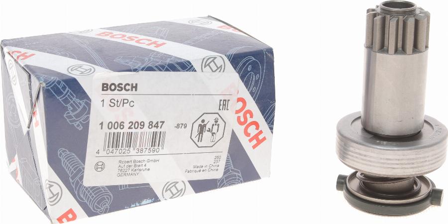 BOSCH 1 006 209 847 - Провідна шестерня, стартер autozip.com.ua