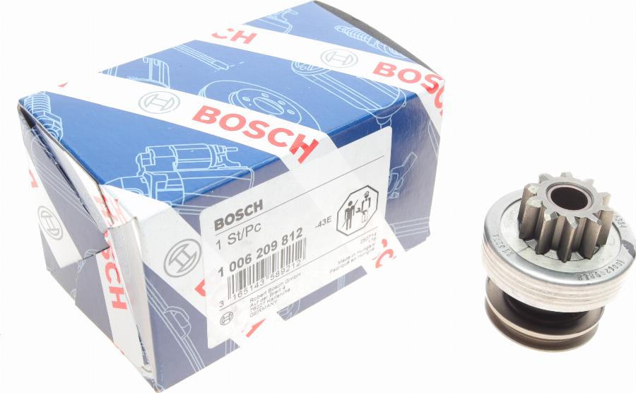 BOSCH 1 006 209 812 - Провідна шестерня, стартер autozip.com.ua