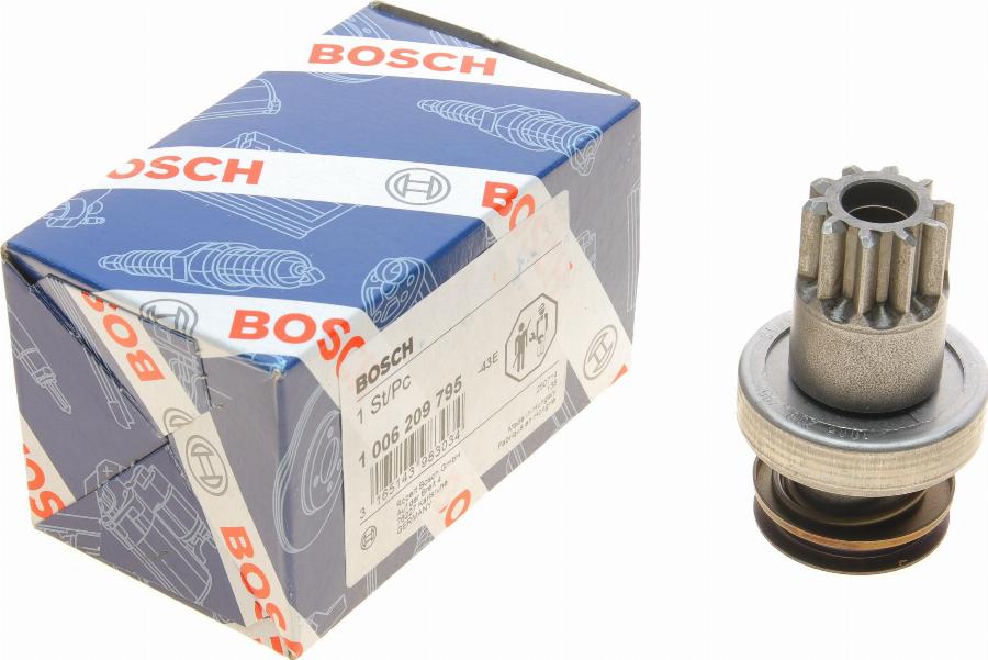 BOSCH 1 006 209 795 - Провідна шестерня, стартер autozip.com.ua