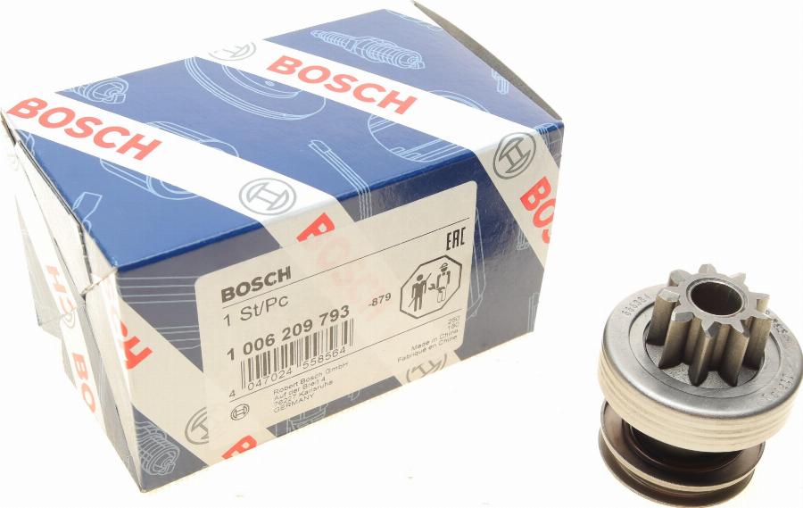 BOSCH 1 006 209 793 - Провідна шестерня, стартер autozip.com.ua