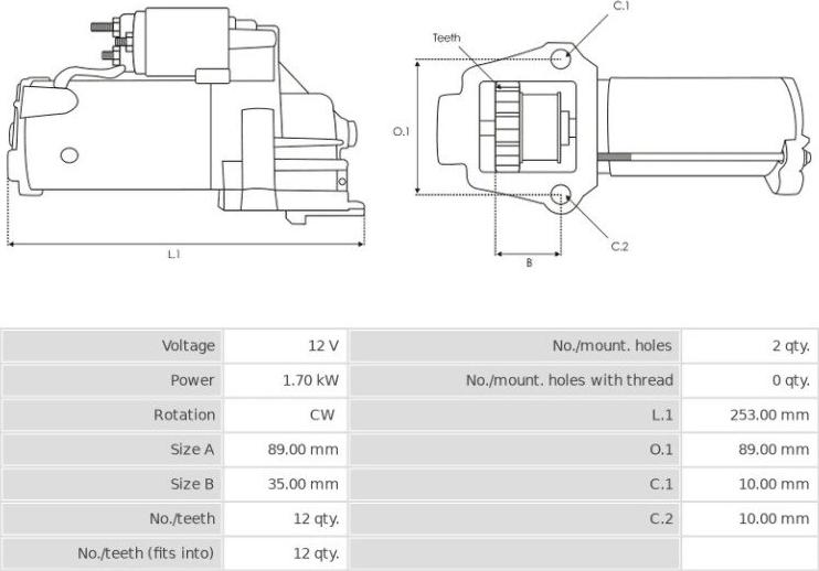 BOSCH 1115088 - Стартер autozip.com.ua