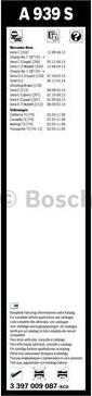 BOSCH 3 397 009 087 - Щітка склоочисника autozip.com.ua