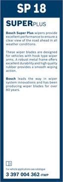 BOSCH 3 397 004 362 - Щітка склоочисника autozip.com.ua